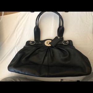 Vintage Coach Purse in Black with a Mint Interior